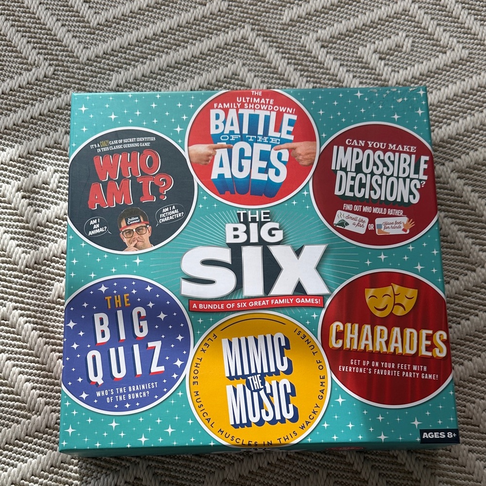 The Big Six - Six Games in One *New in box